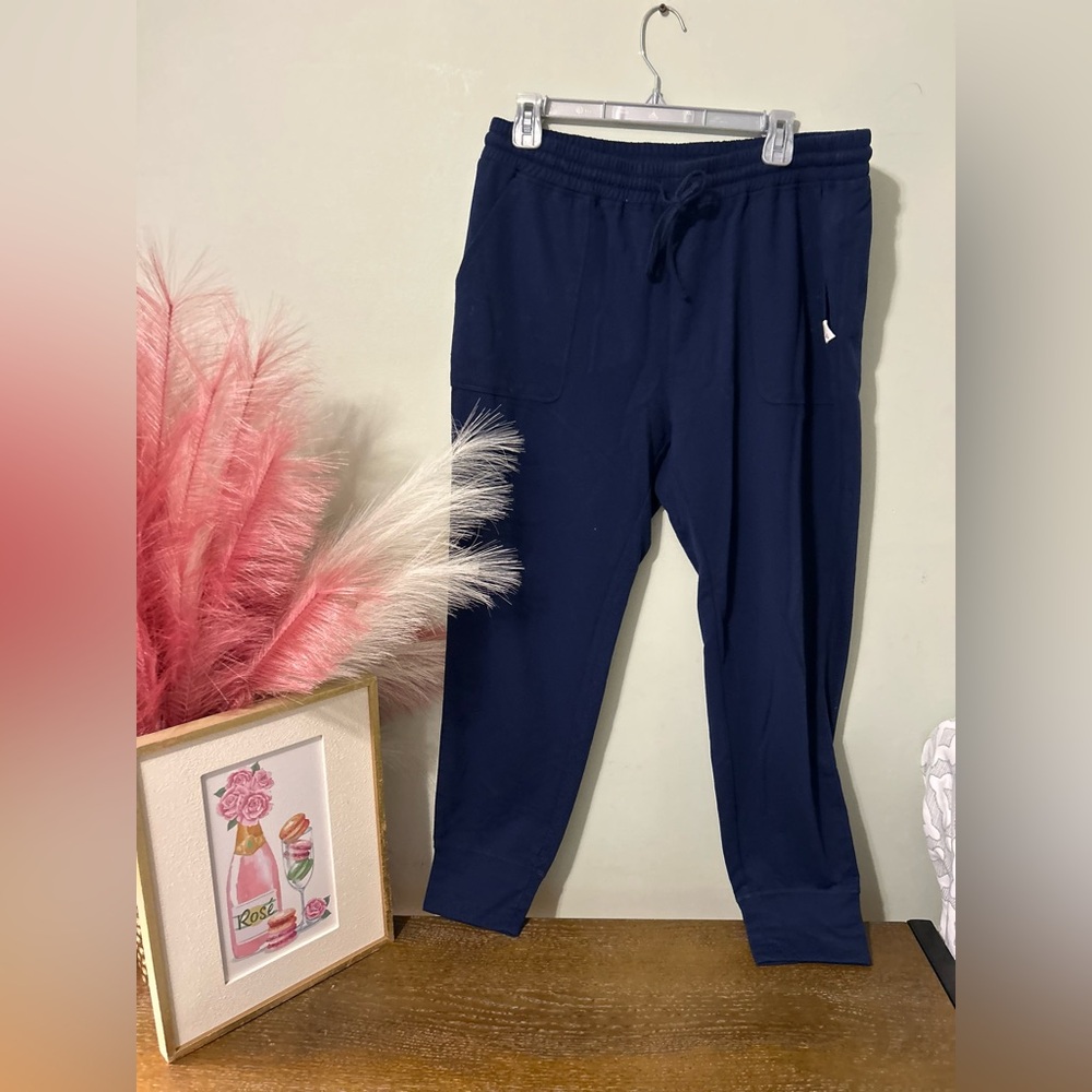 women's L vineyard Vines Dreamcloth joggers pants navy